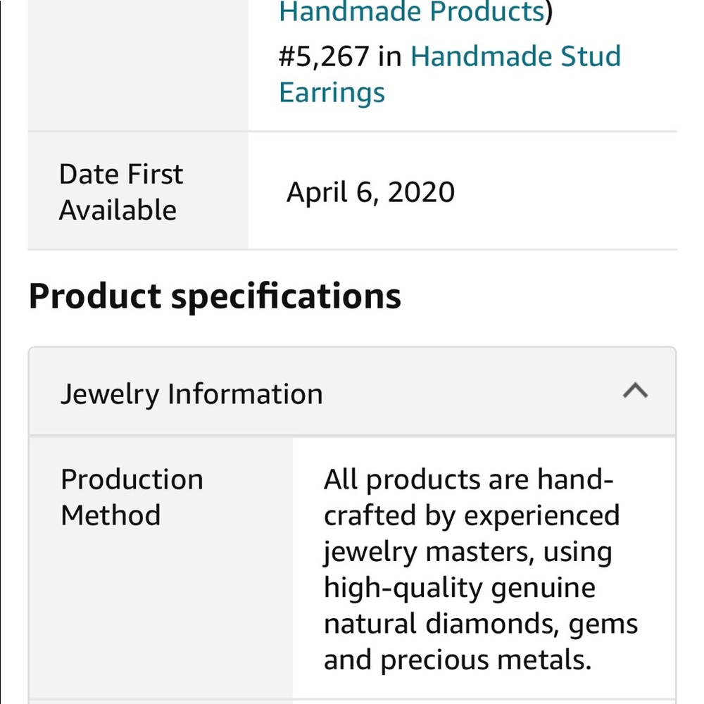 Solid 18k Yellow Gold Diamond Earrings - image 5